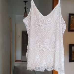 Women's XL lace tank